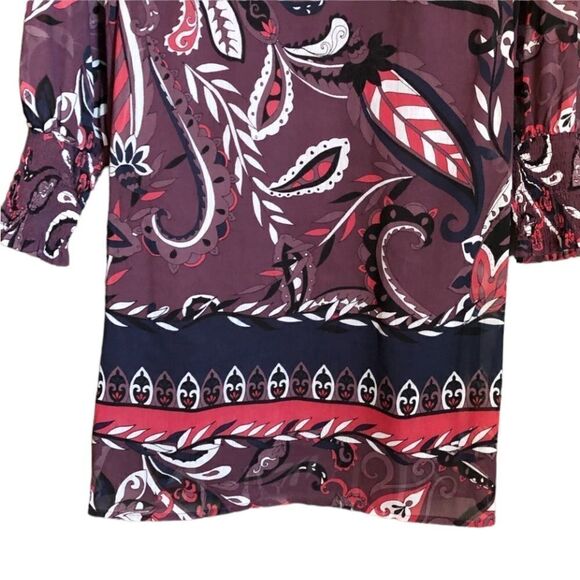 NWT! Loft paisley patterned dress. Size xs petite - Picture 11 of 13
